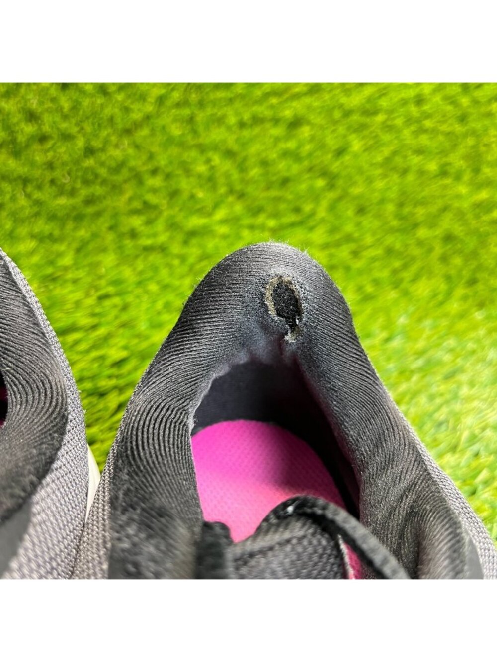 Nike Downshifter 9 Laser Fuchsia Womens Size 8.5 Black Running Shoes Sneakers